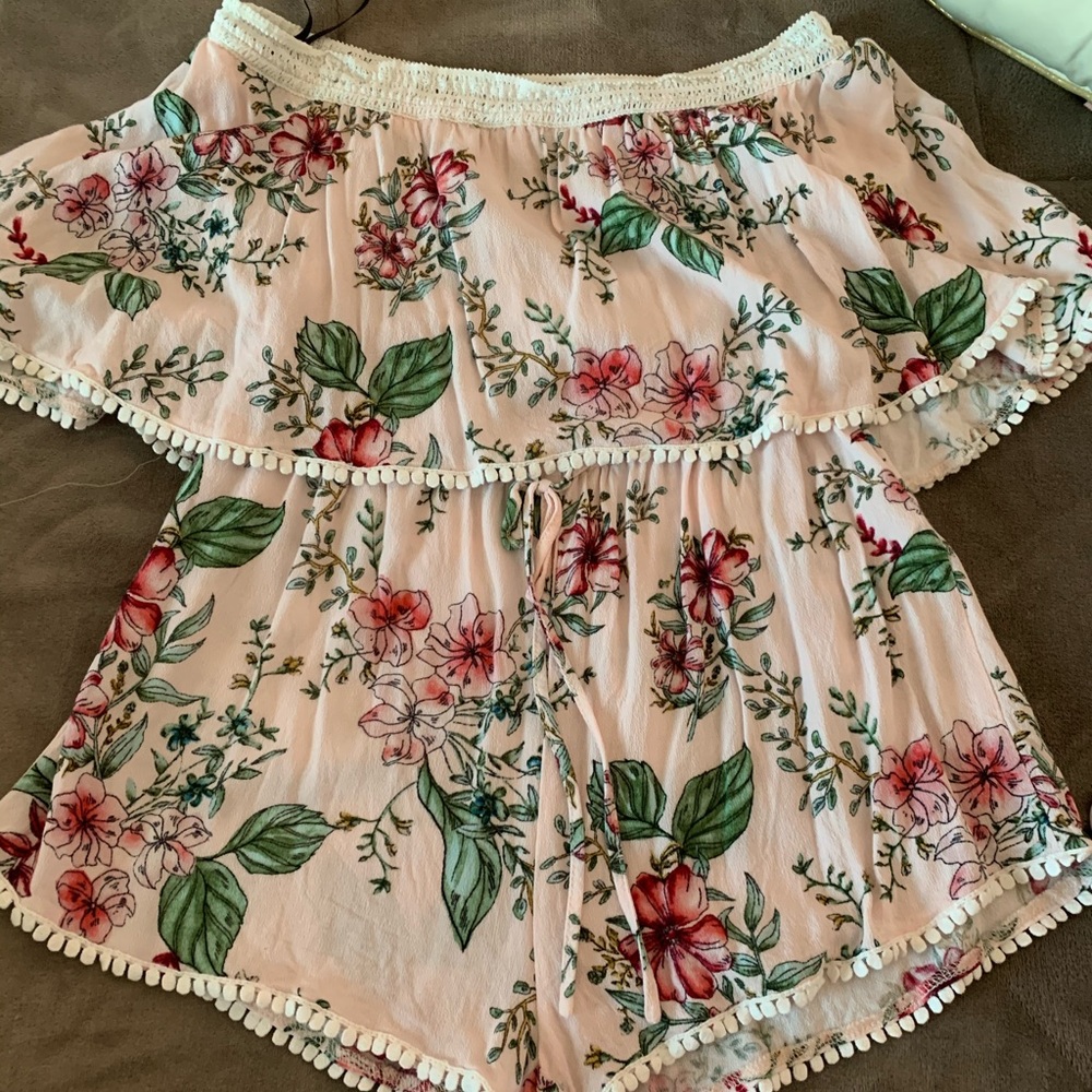Off the shoulder romper